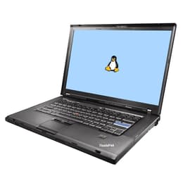 Lenovo ThinkPad R500 15" Core 2 Duo 2.5 GHz - SSD 120 GB - 4GB AZERTY - Frans