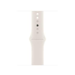 Apple Watch Series 10 (2024) GPS 46 mm - Aluminium Roségoud - Sportbandje Sterrenlicht