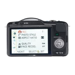 Lumix DMC-GF3 - Zwart + Panasonic Lumix G Vario 14-42 mm f/3.5-5.6 f/3.5-5.6