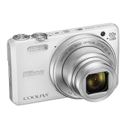 Compactcamera Coolpix S7000 - Wit + Nikon Nikkor 20x Wide Optical Zoom ED VR 25-500mm f/3.4-6.5 f/3.4-6.5