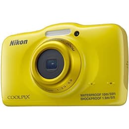 Compactcamera CoolPix S32 - Geel + Nikon Nikkor Optical Zoom 30-90 mm f/3.3-5.9 f/3.3-5.9