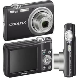 Compactcamera Coolpix S203 - Zwart + Nikon Nikkor 3x Optical Zoom 35mm f/3.1-5.9 f/3.1-5.9