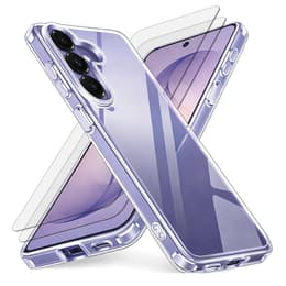 Hoesje Galaxy S26 Plus en 2 beschermende schermen - TPU - Transparant