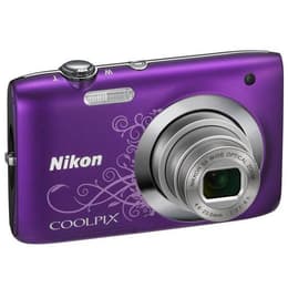 Compactcamera Coolpix S2600 - Paars + Nikkor Nikkor 5x Wide Optical Zoom 4,6-23mm f/3.2-6.5 f/3.2-6.5