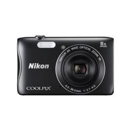 Compactcamera Nikon Coolpix S3700 - Zwart