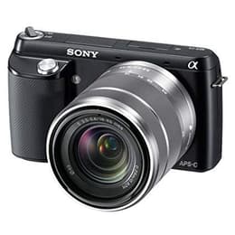 Hybride Sony NEX F3 - Zwart + Lens  18-55mm f/3.5-5.6