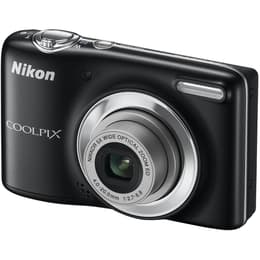 Compact Nikon coolpix l25 - Zwart + Lens Nikon 26-130 mm f/2,7 - 6,5