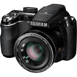 Bridge Camera Fujifilm FinePix S3200 Zwart + Lens Fujifilm Super EBC Fujinon Lens 24x Zoom 24-576 mm f/3.1-5.9