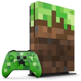 Xbox One S 1000GB - Groen - Limited edition Minecraft Limited Edition Minecraft