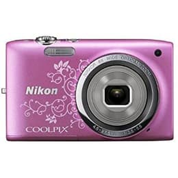 Compactcamera Nikon Coolpix S2700 + lens Nikkor Wide Optical Zoom 26-156 mm f/3.5-6.5 - Paars