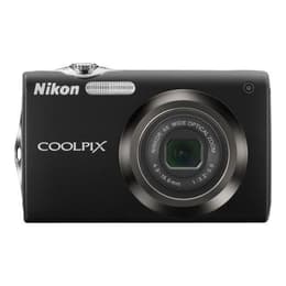 Compactcamera Nikon Coolpix S3000 - Zwart + Lens Nikon Nikkor 4X Wide Optical Zoom Lens