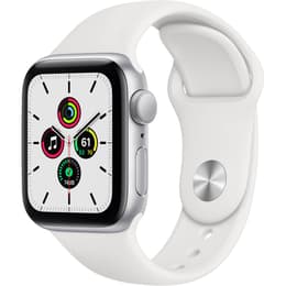 Apple Watch (Series SE) GPS 40 mm - Aluminium Zilver - Sportbandje Wit