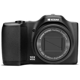 Compactcamera - Kodak PixPro FZ102 Zwart + Lens Kodak PixPro Aspheric Zoom Lens 24-240mm f/3.6-6.7