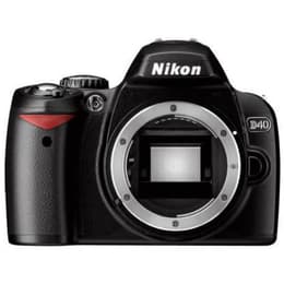Reflex D40 - Zwart + Nikon AF-S DX Nikkor 18-55mm f/3.5-5.6G ED f